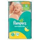Pampers New Baby-Dry rozmiar 2 (Mini), 76 pieluszek