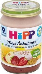 Hipp BIO Moje Śniadanko Musli jabłkowo-truskawkowe z jogurtem po 9. miesiącu