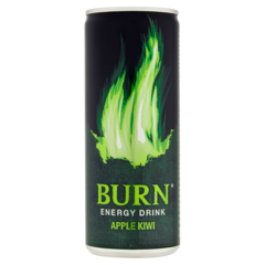 Burn Apple Kiwi Gazowany napój energetyczny