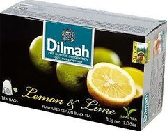 Dilmah Cejlońska czarna herbata z aromatem cytryny i limonki (20 torebek)