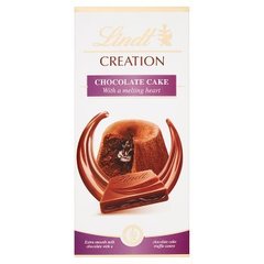 Lindt Creation Chocolate Cake Mleczna czekolada z delikatną ciemną truflą i sosem czekoladowym