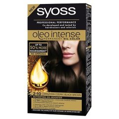 Syoss Oleo Intense Farba do włosów Brązowa czerń 2-10