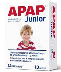 Apap Junior 250 mg saszetki