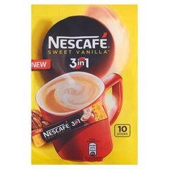 Nescafé 3in1 Sweet Vanilla Rozpuszczalny napój kawowy 160 g (10 saszetek)