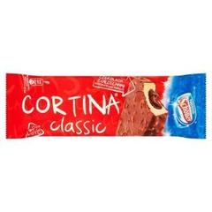 Cortina Classic Lody waniliowe z sosem o smaku czekoladowym oblane czekoladą z orzechami