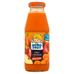 Bobo Frut 100% sok jabłko i marchewka po 4 miesiącu