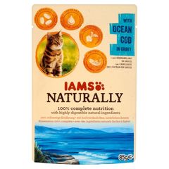 Iams Naturally z oceanicznym dorszem w sosie Karma dla dorosłych kotów