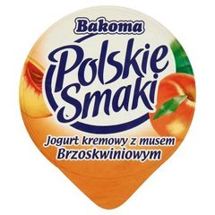 Bakoma Polskie Smaki Jogurt kremowy z musem brzoskwiniowym