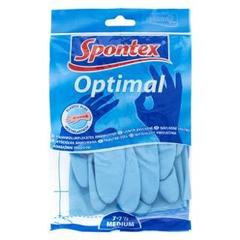 Spontex Optimal Rękawice lateksowe rozmiar 7-7,5