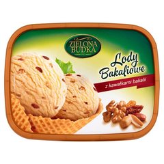 Zielona Budka Lody bakaliowe z kawałkami bakalii