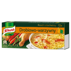 Knorr Rosół szlachetny drobiowo-warzywny 120 g (12 kostek)
