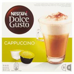 Nescafé Dolce Gusto Cappuccino Kawa w kapsułkach 200 g (16 sztuk)