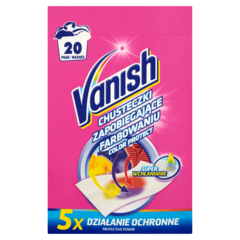 Vanish Color Protect Chusteczki zapobiegające farbowaniu 20 prań (10 sztuk)