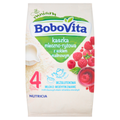Bobovita Kaszka mleczno-ryżowa z sokiem malinowym po 4 miesiącu