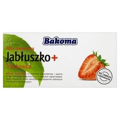 Bakoma Mus owocowy Jabłuszko + Truskawka 200 g (2 sztuki)
