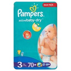 Pampers Active Baby Pieluchy 3 Midi