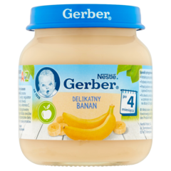 Gerber Delikatny banan po 4 miesiącu