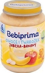 Bebiprima Owoce i Twarożek Jabłka-Banany po 6. miesiącu