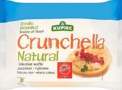 Kupiec Crunchella Natural Delikatne wafle pszenno-ryżowe