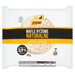 Good Food Naturalne wafle ryżowe extra cienkie (7 sztuk)