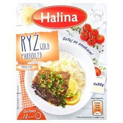 Halina Ryż Gold Parboiled 400 g (4 sztuki)