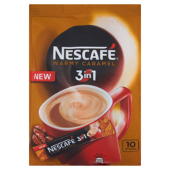 Nescafé 3in1 Warmy Caramel Rozpuszczalny napój kawowy 160 g (10 saszetek)