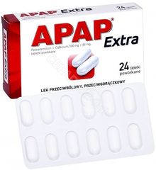 Apap Extra lek przeciwbólowy tabletki powlekane