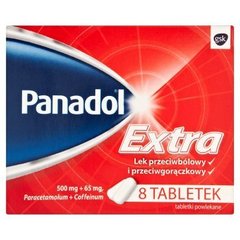 Panadol Extra 500 mg + 65 mg Lek przeciwbólowy i przeciwgorączkowy