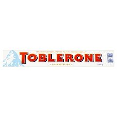 Toblerone Szwajcarska czekolada biała z nugatem miodowo-migdałowym