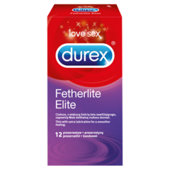 Durex Fetherlite Elite Prezerwatywy 12 sztuk