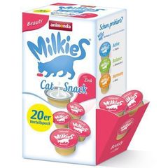 Animonda ANIMONDA - Milkies Beauty z Cynkiem - Mleko dla kotów, 20x15g