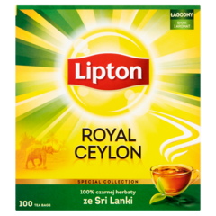 Lipton Royal Ceylon Herbata czarna 200 g (100 torebek)
