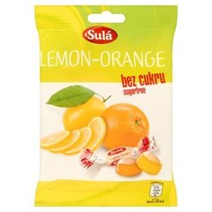 Sula Cukierki bez cukru o smaku cytrynowym i pomarańczowym