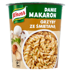 Knorr Danie Makaron Grzyby ze śmietaną