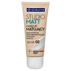 Soraya Studio Matt Make-up matujący 02 ciepły beż