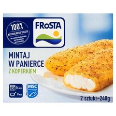 Frosta Mintaj w panierce z koperkiem (2 sztuki)