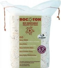 Bocoton Maxi Płatki kosmetyczne dla dzieci 60szt BIO Fair Trade