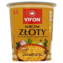 Vifon Kurczak Złoty Zupa błyskawiczna o smaku kurczaka łagodna