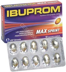 Ibuprom Max Sprint lek przeciwbólowy 400 mg