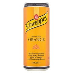 Schweppes Orange Napój gazowany o smaku pomarańczowym