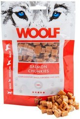 Woolf Woolf Salmon Chunkies - przysmak dla psa, kawałki łososia