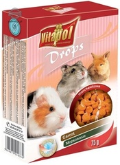 Vitapol Drops menu dla królików i gryzoni marchewkowe