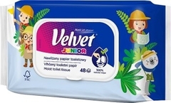 Velvet Junior Nawilżany papier toaletowy
