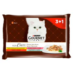 Gourmet A la Carte Karma dla kotów kolekcja przepisów szefa kuchni 340 g (4 x 85 g)