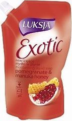 Luksja Exotic Pomegranate & Manuka Honey Nawilżające mydło w płynie opakowanie uzupełniające 400 ml