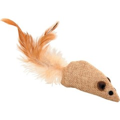 Zolux Zabawka dla kota myszka z piórkami 4cm