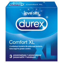 Durex Comfort XL Prezerwatywy 3 sztuki