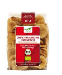 Bio Planet Chipsy bananowe niesłodzone BIO