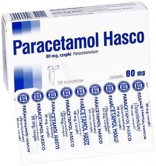 Hasco-lek Paracetamol 80 mg czopki
