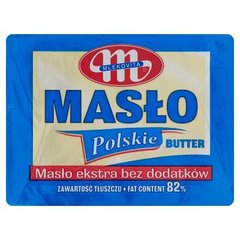 Mlekovita Masło Polskie ekstra bez dodatków 82%